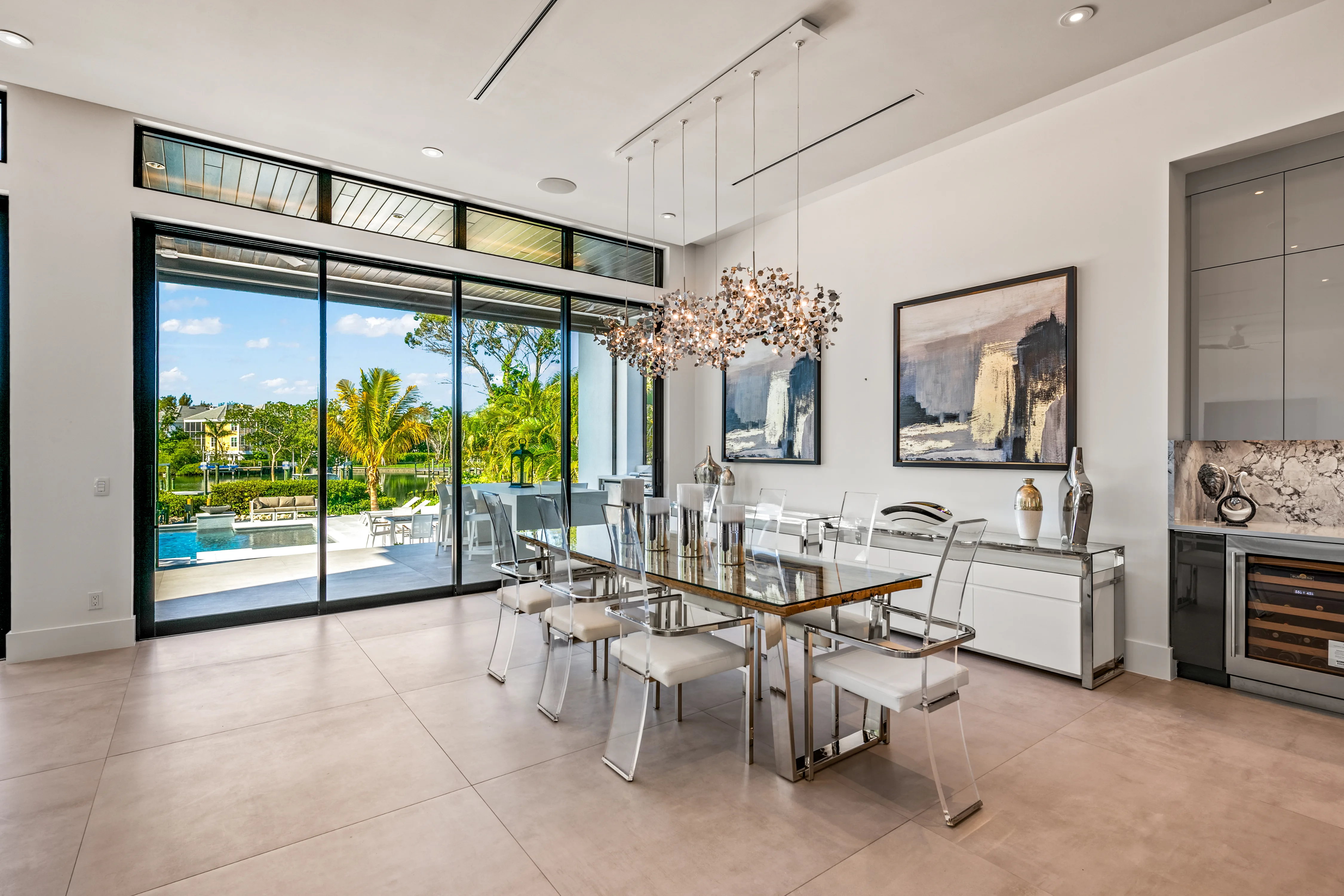 Replacement windows professionally installed in a Sarasota residence by Universal Window Solutions